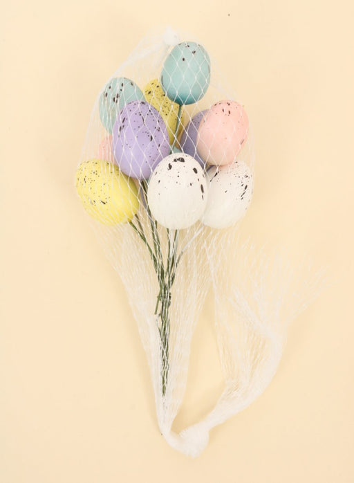 11 Small Easter Egg Picks - Mixed Colours