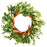 Carrot & Greenery Rattan Wreath x 46cm