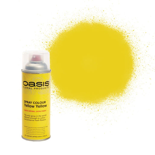 OASIS® Spray Paint Colours - Yellow - 400ml