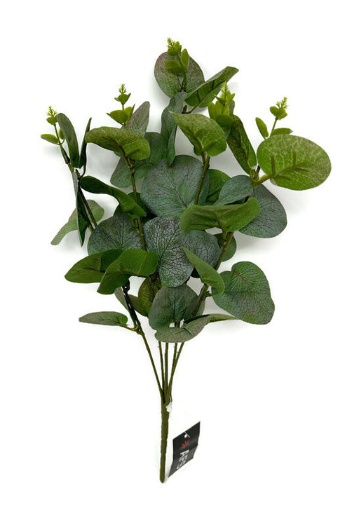 5 Stem Eucalyptus Bush x 35cm - Green