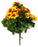 9 Stem Geranium Flower Bush - Yellow