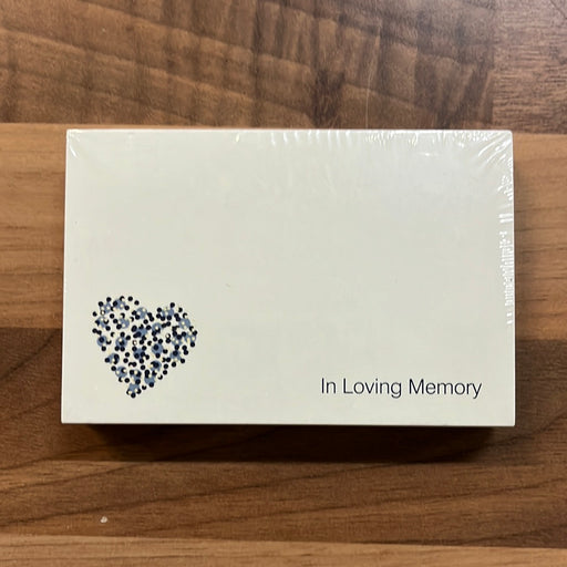 50 In Loving Memory Cards - Heart