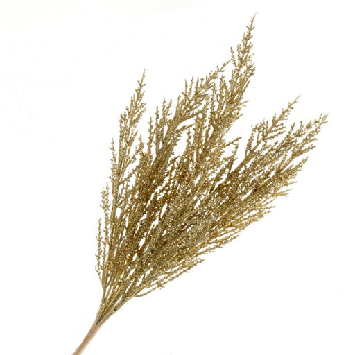 Glittered Wheat Bush - Gold (40cm long)