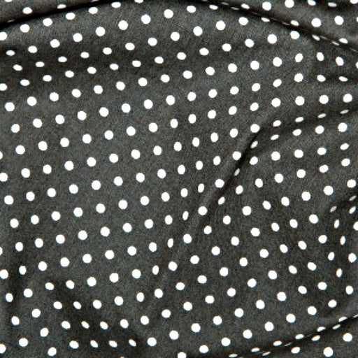 1 Metre Grey 3mm Polka Dot 100% Cotton Poplin Fabric x 112cm wide.