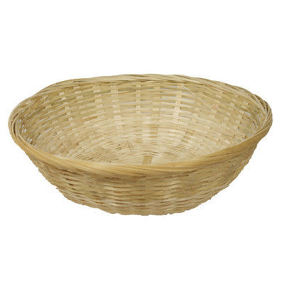 Single 10" Round Wicker Basket