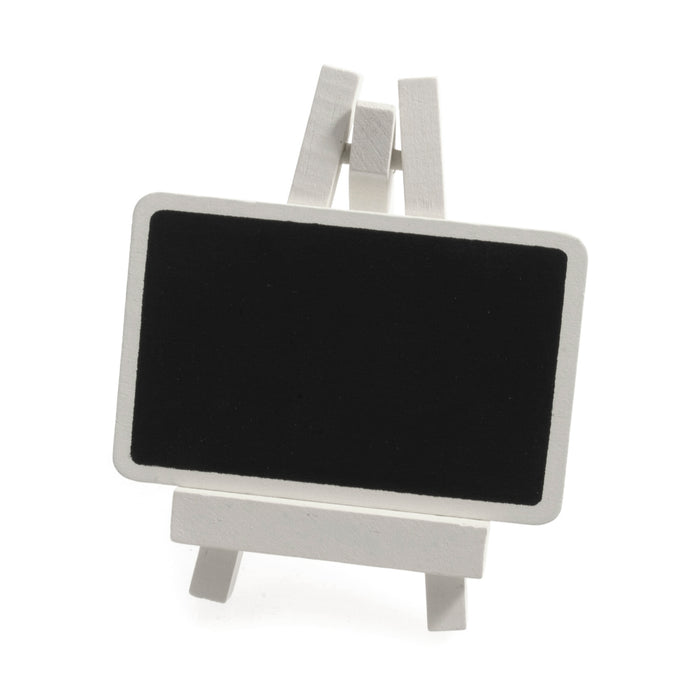 Mini Black Board Stand Small  White  85 x 55mm