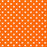 4mm Polka Dot Polycotton Fabric x 112cm - Orange