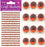 3mm Red Diamante Craft Stickers 418pcs