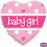 18 " Foil Balloon Pink Heart Baby Girl