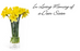 50  Florist Cards - In Loving Memory Dear Sister Daffodils