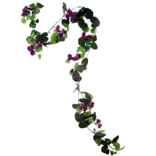 Geranium Garland x 1.8m long - Purple