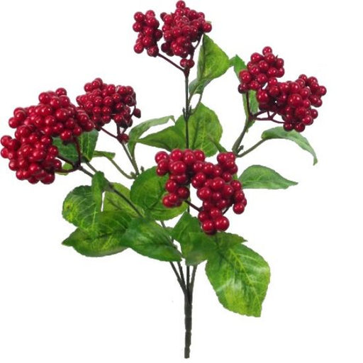 32cm Berry Cluster Red