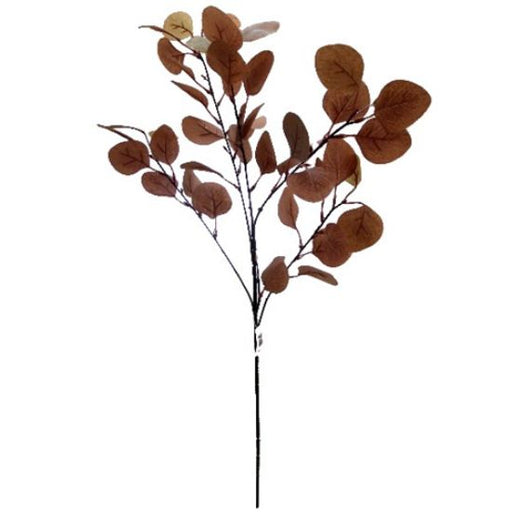 85cm Eucalyptus Spray Brown