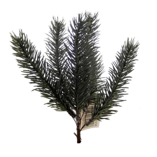 18cm Pine Pick Grey/Green Bundle of 6