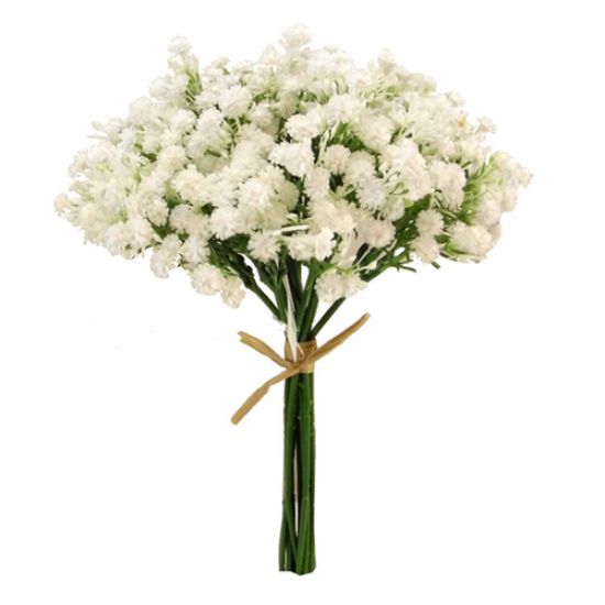 31cm Gyp Bundle 11 Stems White