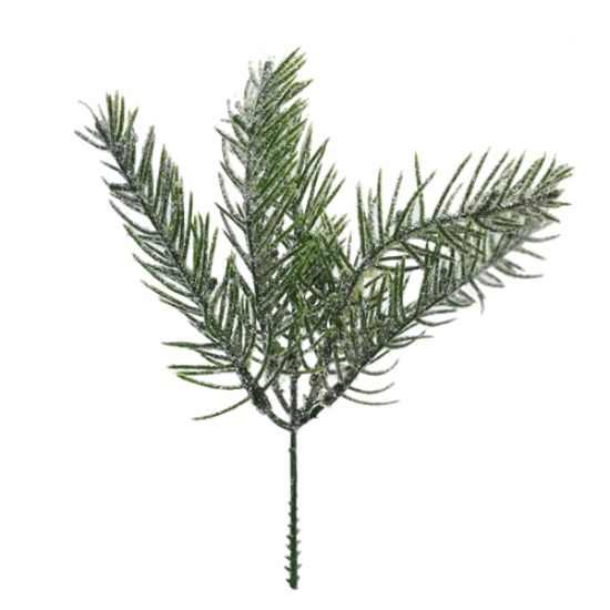 22cm Glittered Spruce Pick