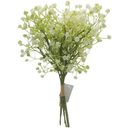 34cm Babies Breath Bundle 6 Stems White