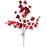 58cm Glossy Leaf Spray - Red