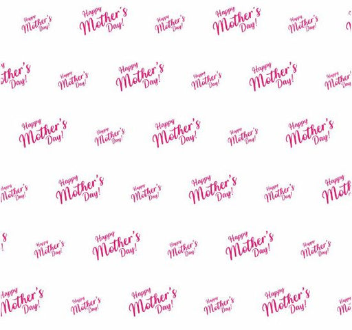 100m x 80cm Cellophane Roll - Happy Mother's Day