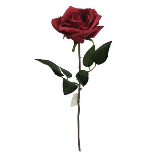 40cm Single Red Rose