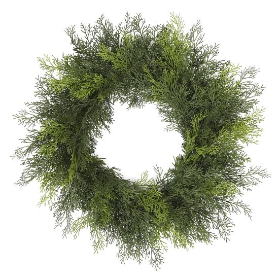 Natural Style Green Conifer Wreath x 60cm