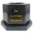 18.5cm Grave Vase/Pot Black In Loving Memory ** No Inner Pot  Included **