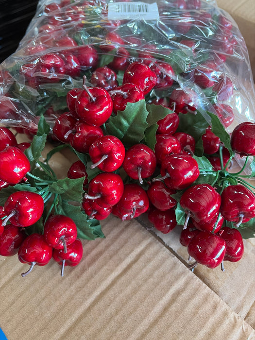 Christmas Pick Mini Apples With Holly Bag of 12
