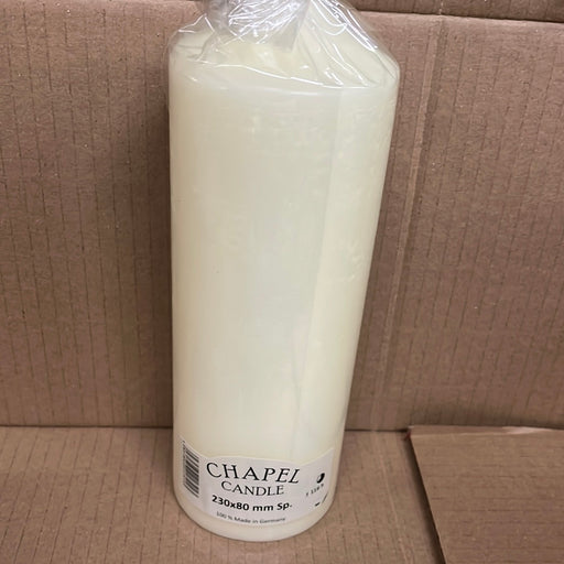 230mm x 80mm Chapel Candle