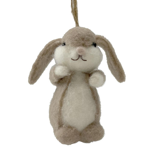 10.5cm Wool Cutie Hanging Bunny
