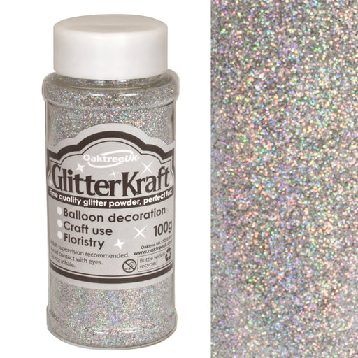 100g Glitter Pot - Silver