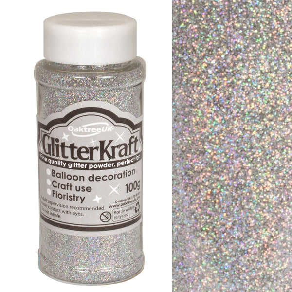 100g Glitter Pot - Silver