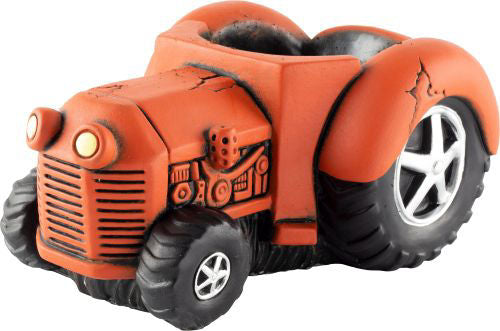 Cement Planter Tractor 21cm - Red