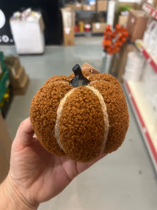 Brown Fabric Pumpkin x Diameter 10cm
