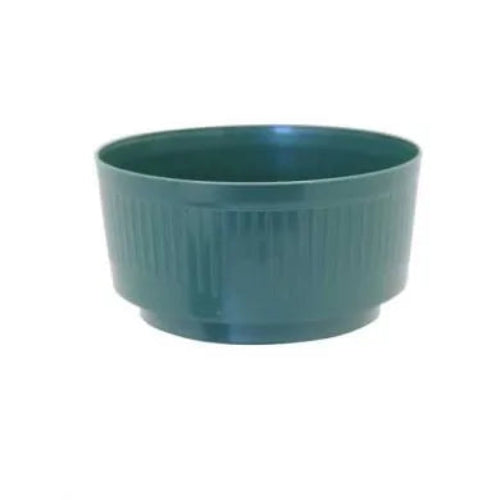 10 Green Bulb Bowls - Diameter 18cm