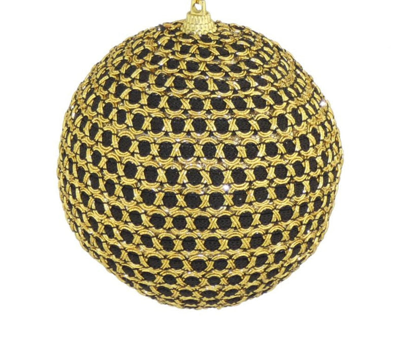 10cm Gold Link Bauble