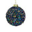 10cm Beaded Bauble -  Peacock