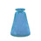 10cm Pyramid Glass Bottle - Blue