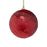 10cm Sequin Bauble - Red