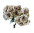 14 Head Carnation Flower Bush - Mocha