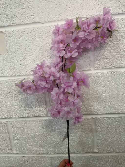 Cherry Blossom Spray x 95cm long - Lilac