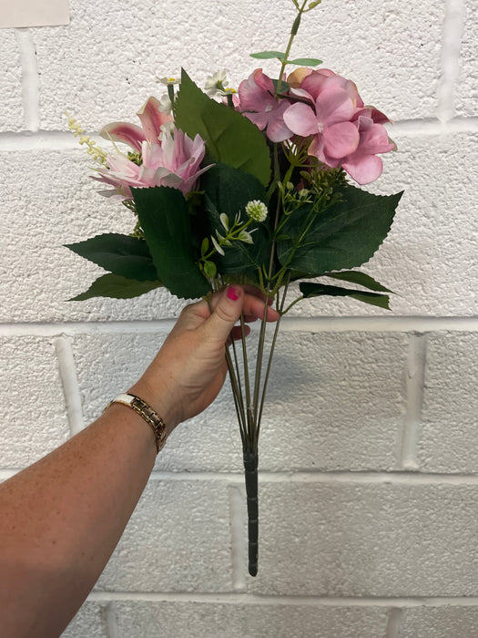 Raspberry pink gerbera lily and daisy bush