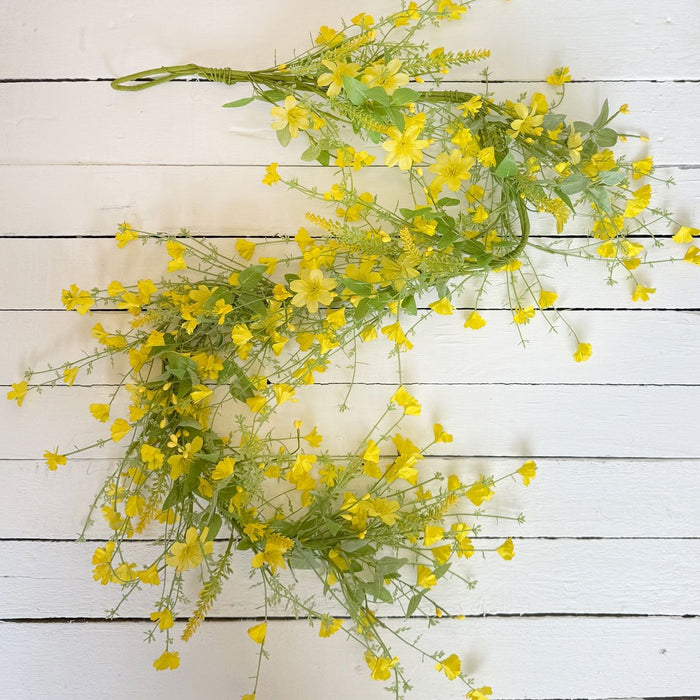 130cm Meadow Garland - Yellow