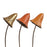 Garden Stick Mushroom Bell Top (Dotted) 12cm - One selected at random