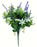 13 Head Daisy and Lavender Bush with Mixed Foliage x 36cm - Purple/White Mix