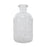 13cm Romagna Embossed Clear Glass Bottle x 13cm
