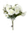 14 Head Carnation Flower Bush - Ivory