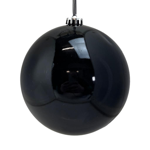 15cm Shiny Black Bauble