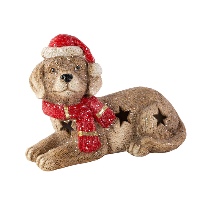 Ornamental Dog with LED Small