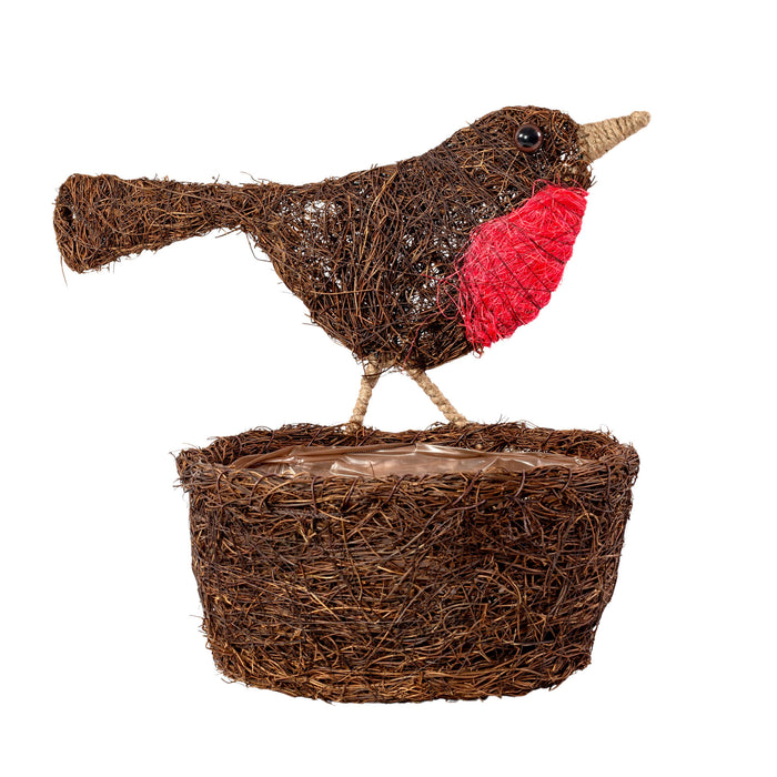 Salim Planter Robin on a Bowl 19cm
