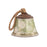 Distressed Christmas Snowflake Bell 18cm - Sage Green